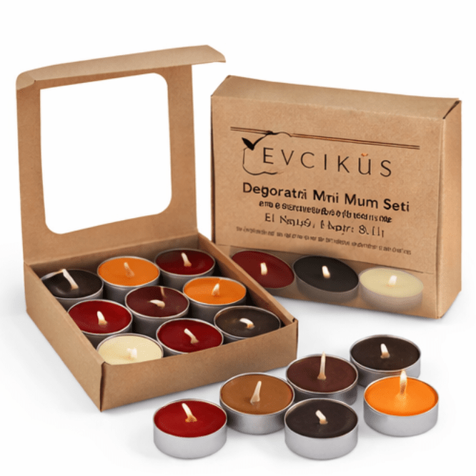 Tealight Mumlar - evcikus