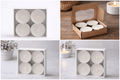 Evcikuş 4’lü Tea Light Mum – Mini Set, Pratik Kullanım - evcikus