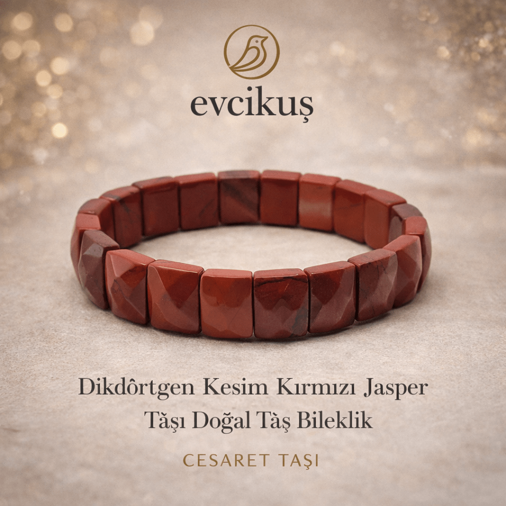 Jasper Cesaret Doğal Taş Bileklik 🔥 “Yeni” 🎁 “Hediyelik” - evcikus