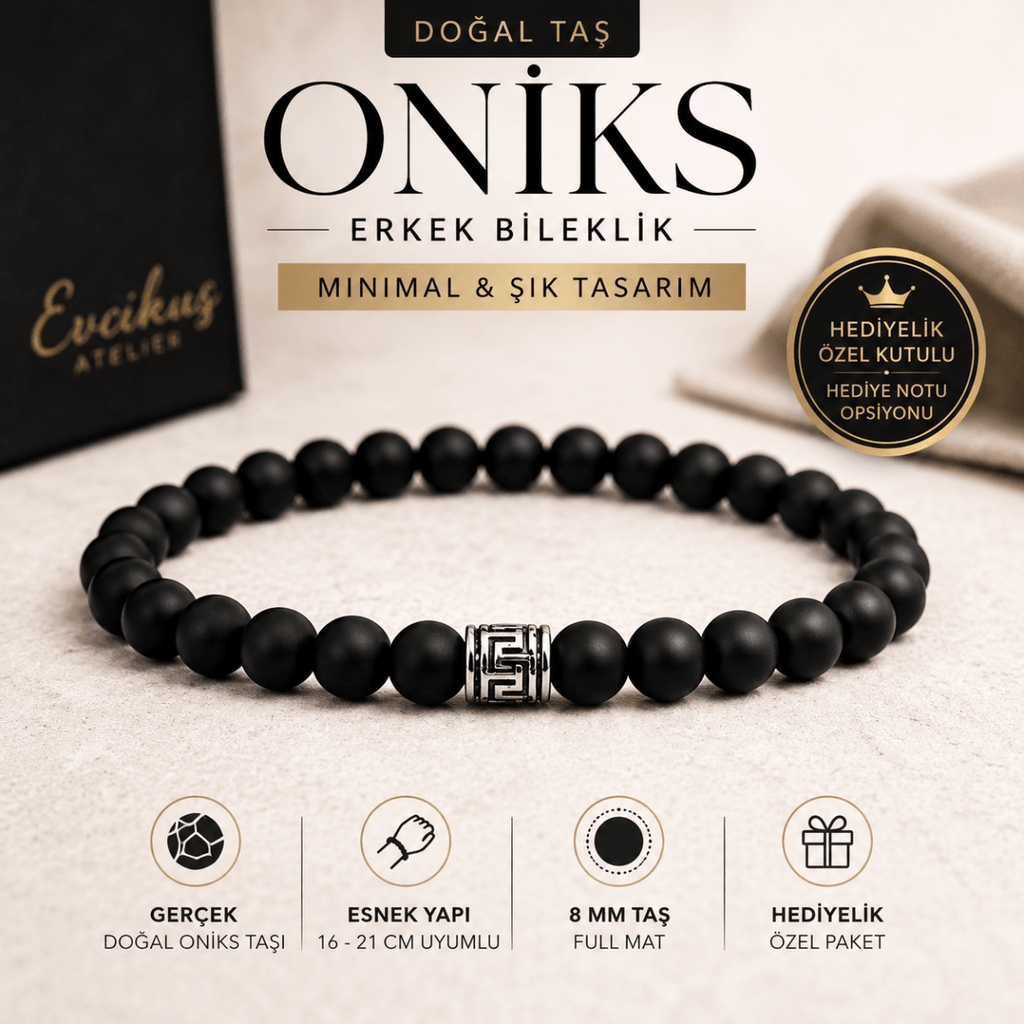 Oniks Taşı Bileklik – Güç &Enerji - evcikus