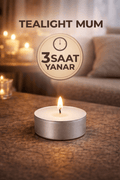 Evcikuş 4’lü Tea Light Mum – Mini Set, Pratik Kullanım - evcikus