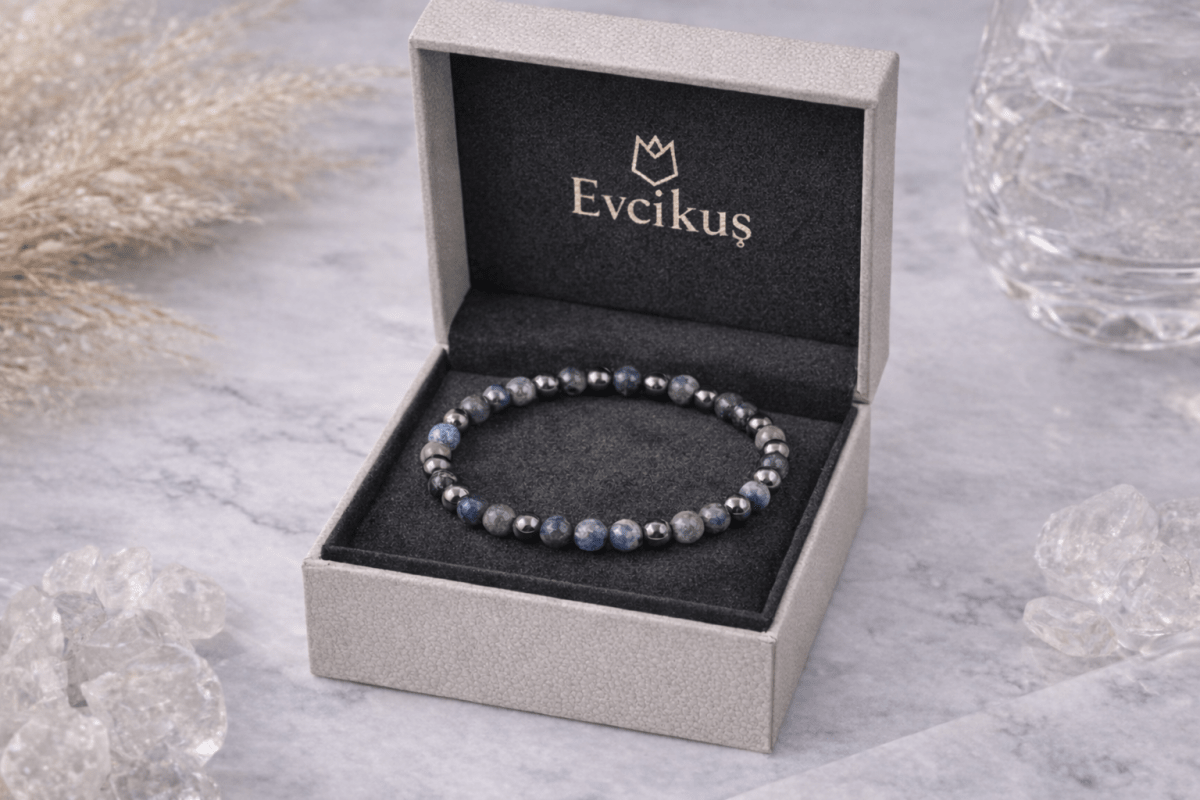 Hematit & Jasper Şıklık Doğal Taş Bileklik 🎁 Hediye için 2’li alım daha avantajlı - evcikus