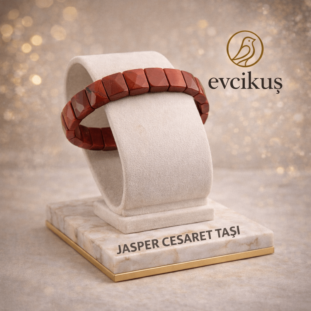 Jasper Cesaret Doğal Taş Bileklik 🔥 “Yeni” 🎁 “Hediyelik” - evcikus